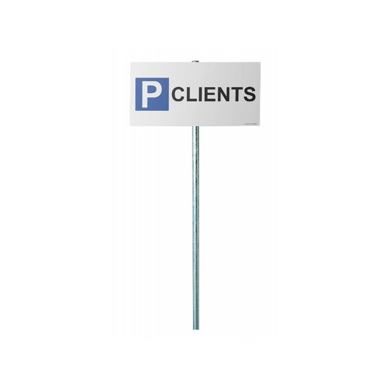 Kit panneau de parking "P CLIENTS"
