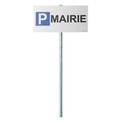 Kit panneau de parking "P MAIRIE"