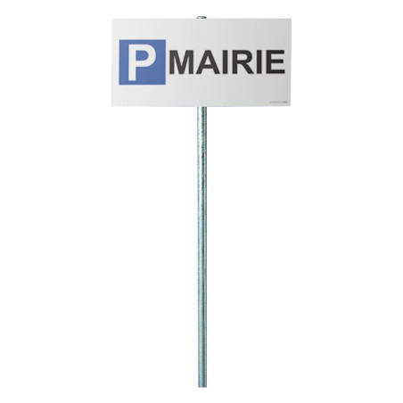 Kit panneau de parking "P MAIRIE"