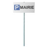 Kit panneau de parking "P MAIRIE"