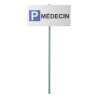 Kit panneau de parking "P MEDECIN"