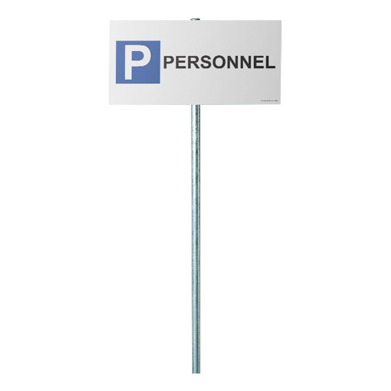 Kit panneau de parking "P PERSONNEL"
