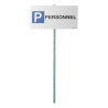 Kit panneau de parking "P PERSONNEL"