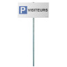 Kit panneau de parking "P VISITEURS"