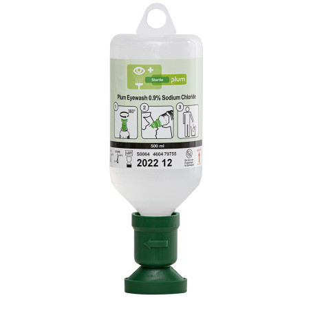 Station de Rinçage - Lave-Œil avec Solution Neutre et Saline - PLUM