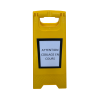 Kit signalétique - Balise chevalet avec porte-document A5 - 640x250 mm - Polypropylène