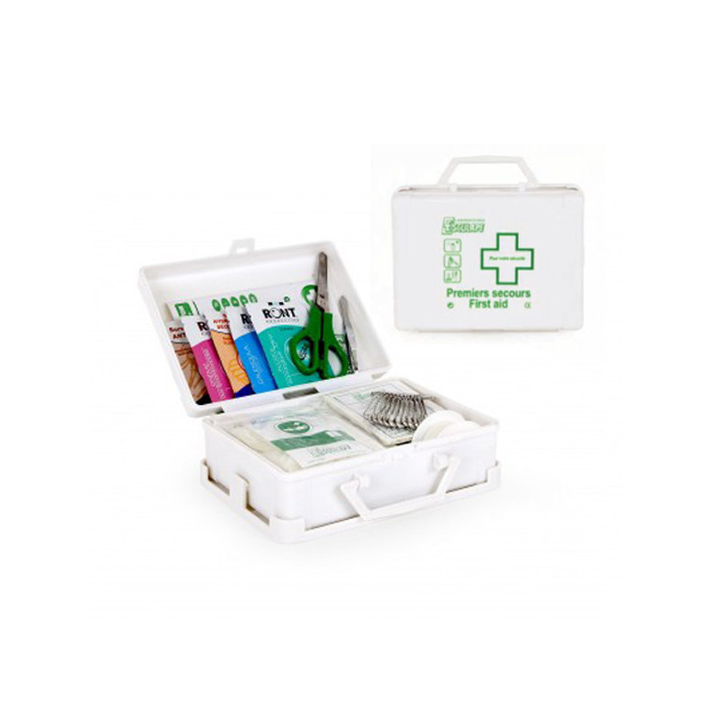 Coffret de secours - Multi activités - 18 x 13 x 6 cm - Polypro
