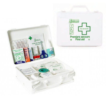 Coffret de secours - Multi activités - 18 x 13 x 6 cm - Polypro
