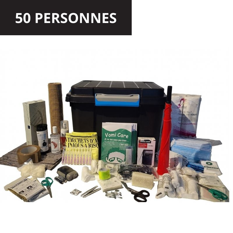 Mallette de secours - Confinement PPMS - 50 à 100 personnes