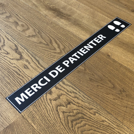 Adhésif - Merci de patienter - 700x100mm