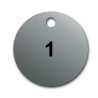 Marquage Vannes - Pré-numérotés (01-100) - Ø38 mm - Aluminium