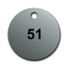 Marquage Vannes - Pré-numérotés (01-100) - Ø38 mm - Aluminium