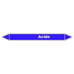 Marqueur de Tuyauterie - Acide - NFX 08-105