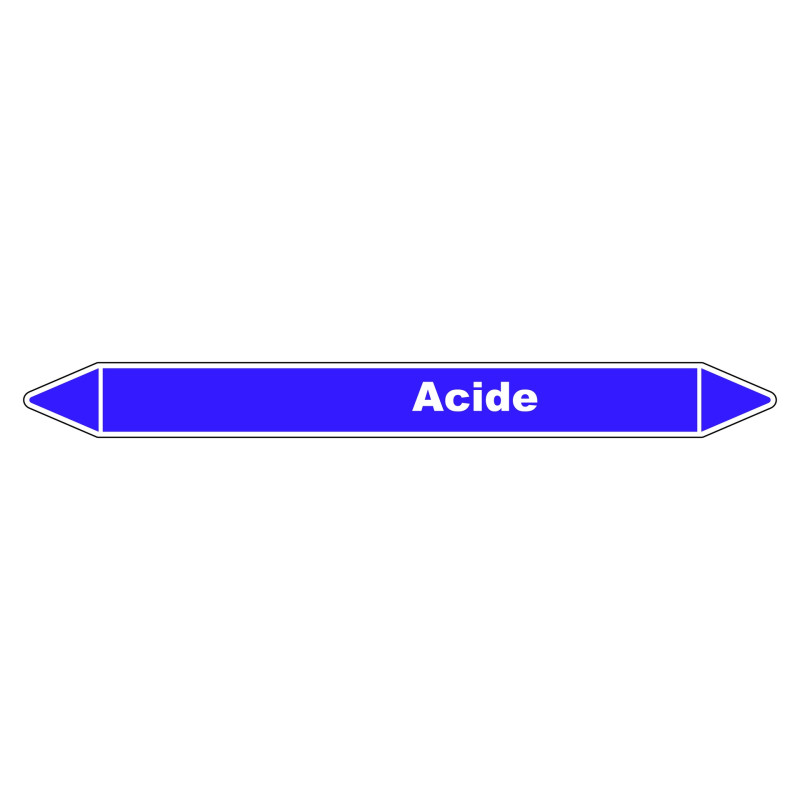 Marqueur de Tuyauterie - Acide - NFX 08-105