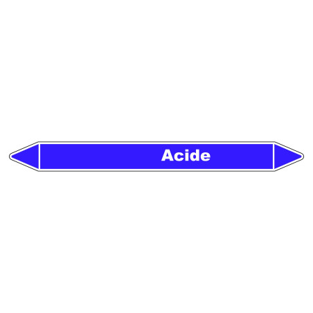 Marqueur de Tuyauterie - Acide - NFX 08-105