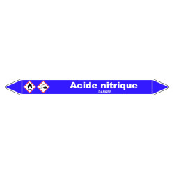Marqueur de Tuyauterie - Acide Nitrique - NFX 08-105