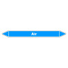 Marqueur de Tuyauterie "Air" en Vinyle Laminé