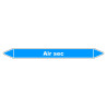 Marqueur de Tuyauterie - Air sec - NFX 08-105 - Vinyle Laminé
