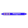 Marqueur de Tuyauterie - Allylamine - NFX 08-105 - Vinyle Laminé