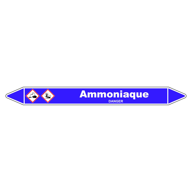 Marqueur de Tuyauterie - Ammoniaque - NFX 08-105