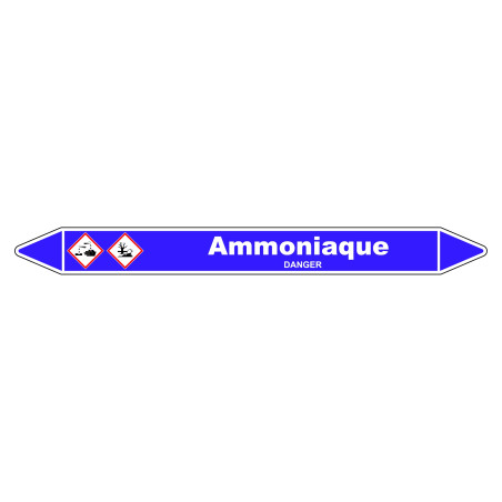 Marqueur de Tuyauterie - Ammoniaque - NFX 08-105
