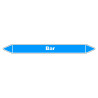 Marqueur de Tuyauterie "Bar" en Vinyle Laminé