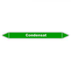 Marqueur de Tuyauterie - Condensat - NFX 08-105 - Vinyle Laminé