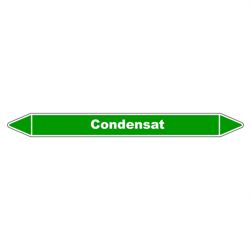 Marqueur de Tuyauterie - Condensat - NFX 08-105 - Vinyle Laminé