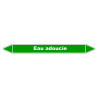 Marqueur de Tuyauterie - Eau adoucie - NFX 08-105 - Vinyle Laminé