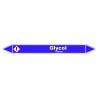 Marqueur de Tuyauterie - Glycol - NFX 08-105 - Vinyle Laminé