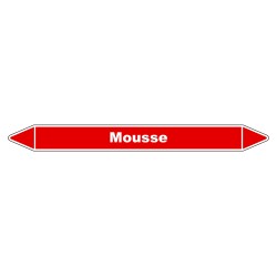Marqueur de Tuyauterie - Mousse - NFX 08-105 - Vinyle Laminé