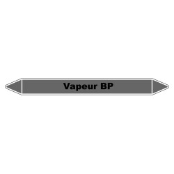 Marqueur de Tuyauterie - Vapeur BP - NFX 08-105 - Vinyle Laminé