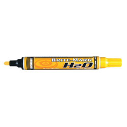 Stylos de marquage indélébiles pour utilisation extérieure, couleur jaune vibrant.
