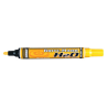 Stylos de marquage indélébiles pour utilisation extérieure, couleur jaune vibrant.