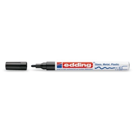 Marqueur permanent pour Surfaces lisses Edding ® 751- Pointe Ogive 1-2 mm
