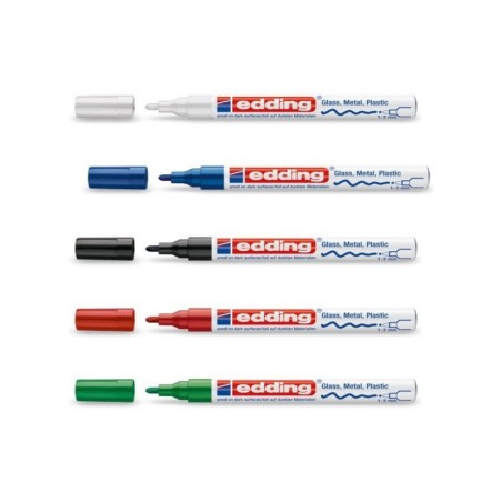 Marqueur permanent pour Surfaces lisses Edding ® 751- Pointe Ogive 1-2 mm