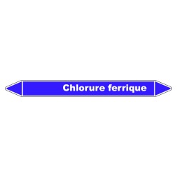 Marqueur de Tuyauterie - Chlorure Ferrique - NFX 08-105 - Vinyle Laminé