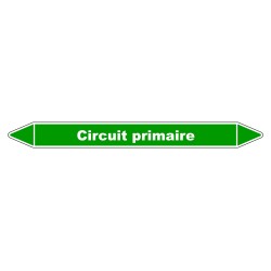 Marqueur de Tuyauterie - Circuit Primaire - NFX 08-105 - Vinyle Laminé