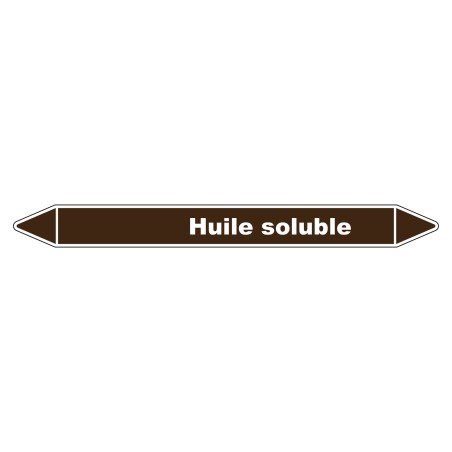 Marqueur de Tuyauterie - Huile Soluble - NFX 08-105 - Vinyle Laminé
