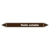 Marqueur de Tuyauterie - Huile Soluble - NFX 08-105 - Vinyle Laminé