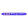Marqueur de Tuyauterie - Nitrite de Sodium - NFX 08-105 - Vinyle Laminé