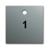 Marqueur de Tuyauterie - Pré-numérotés - 51 x 51 mm - Aluminium