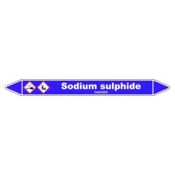Marqueur de Tuyauterie - Sodium Sulphide - NFX 08-105 - Vinyle Laminé