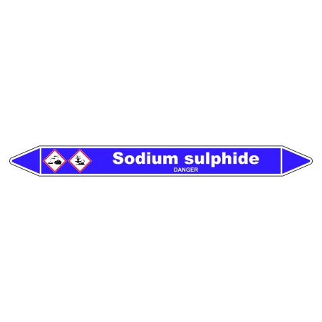 Marqueur de Tuyauterie - Sodium Sulphide - NFX 08-105 - Vinyle Laminé