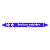 Marqueur de Tuyauterie - Sodium Sulphide - NFX 08-105 - Vinyle Laminé