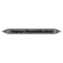 Marqueur de Tuyauterie - Vapeur d'humidification - NFX 08-105 - Vinyle Laminé