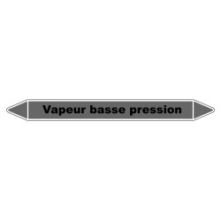 Marqueur de Tuyauterie - Vapeur basse pression - NFX 08-105 - Vinyle Laminé