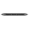 Marqueur de Tuyauterie - Vapeur basse pression - NFX 08-105 - Vinyle Laminé