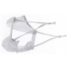 Masque inclusif fenêtre bord à bord réglable - Blanc - homologué UNS1 et UNS2