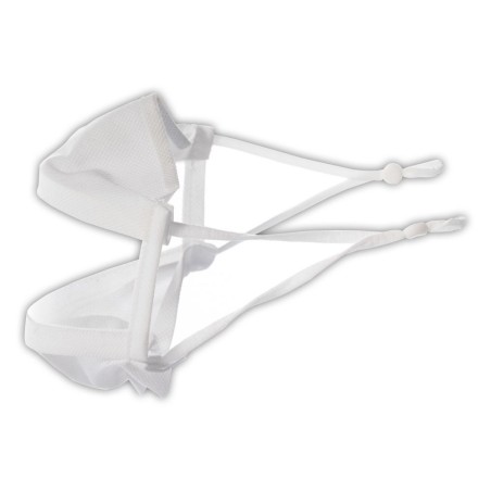 Masque inclusif fenêtre bord à bord réglable - Blanc - homologué UNS1 et UNS2